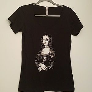 Kiss Mona Lisa T-shirt